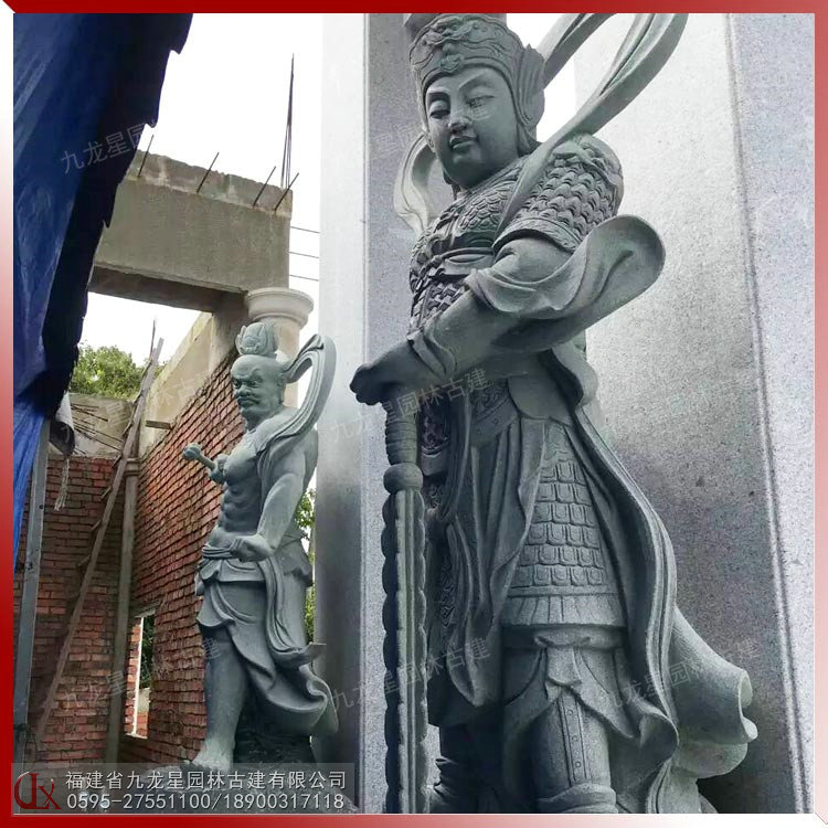 三門五樓石雕牌坊-濟公廟(8)