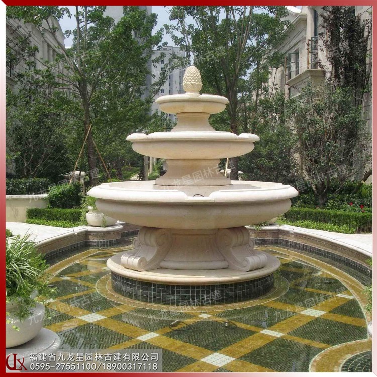 三層大型流水缽 (2)