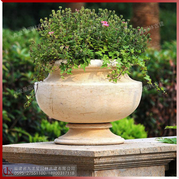 大理石花缽