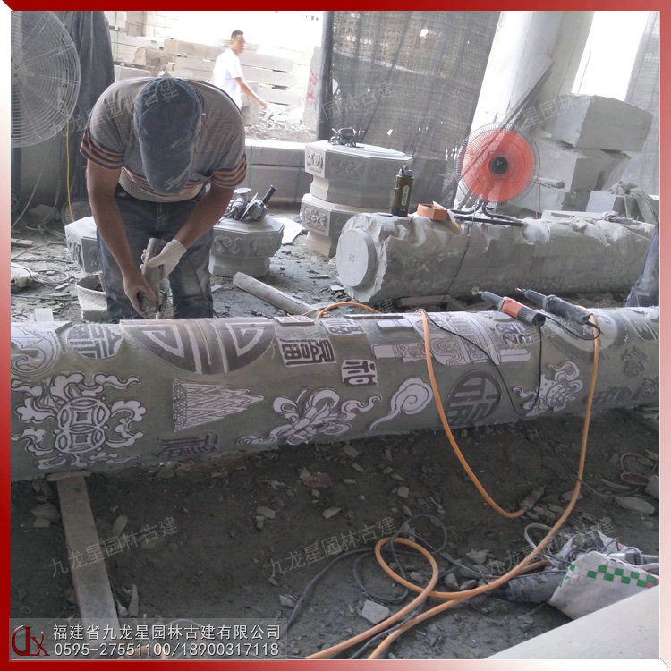 石雕文化柱圖片