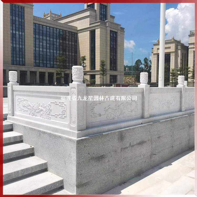 石雕欄桿梅蘭竹菊?qǐng)D片