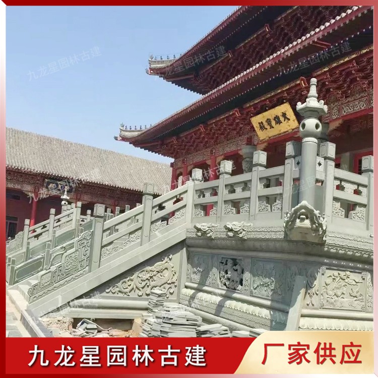 青石欄桿石雕圖片