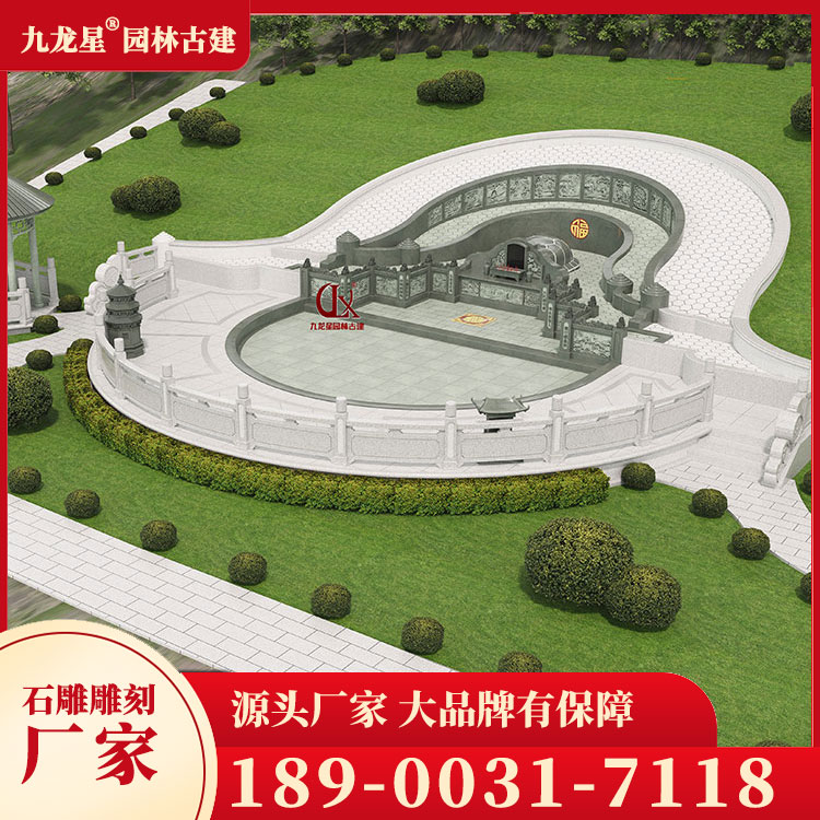 農村土葬墓圖片